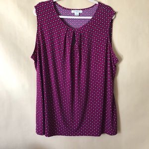 Liz Claiborne Tank Blouse Size 2X